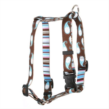 Brown Paisley Roman Harness - Extra Small